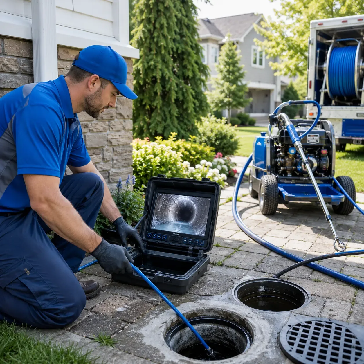 Outdoor drain cleaning professionals serving Smiths Station, AL
